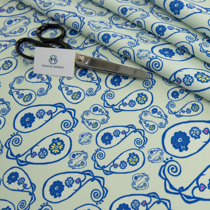 Boho Digital Print Water Resistant Fabric