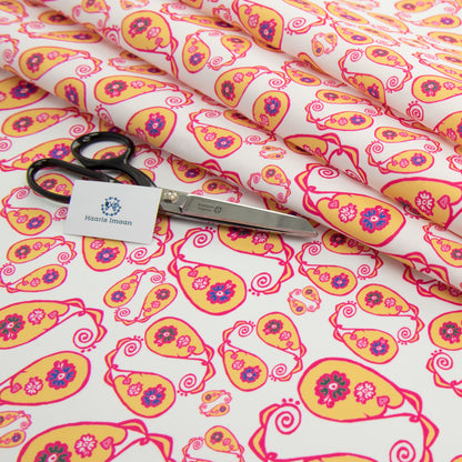 Boho Digital Print Water Resistant Fabric