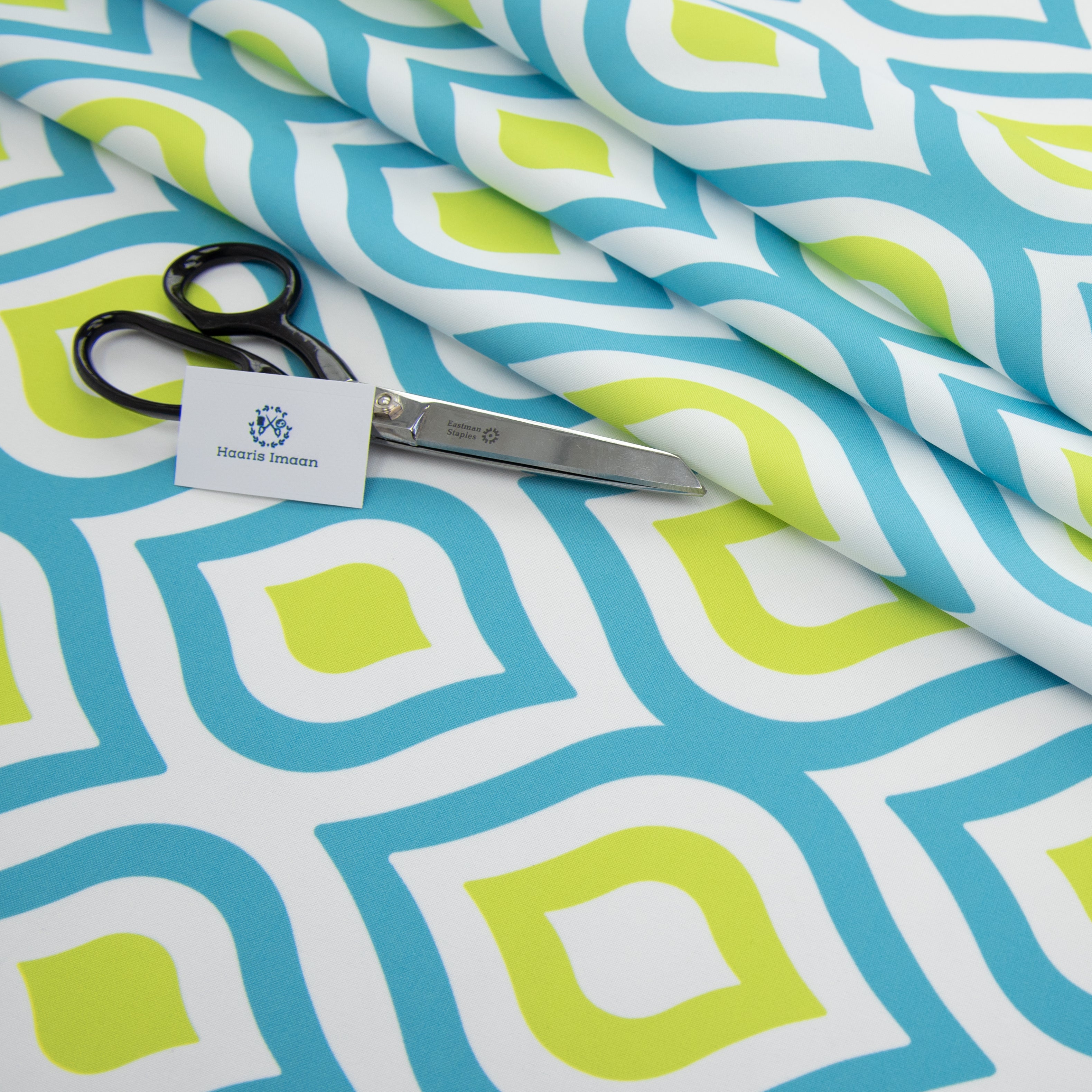 Geometric Digital Print Water Resistant Fabric