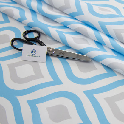 Geometric Digital Print Water Resistant Fabric