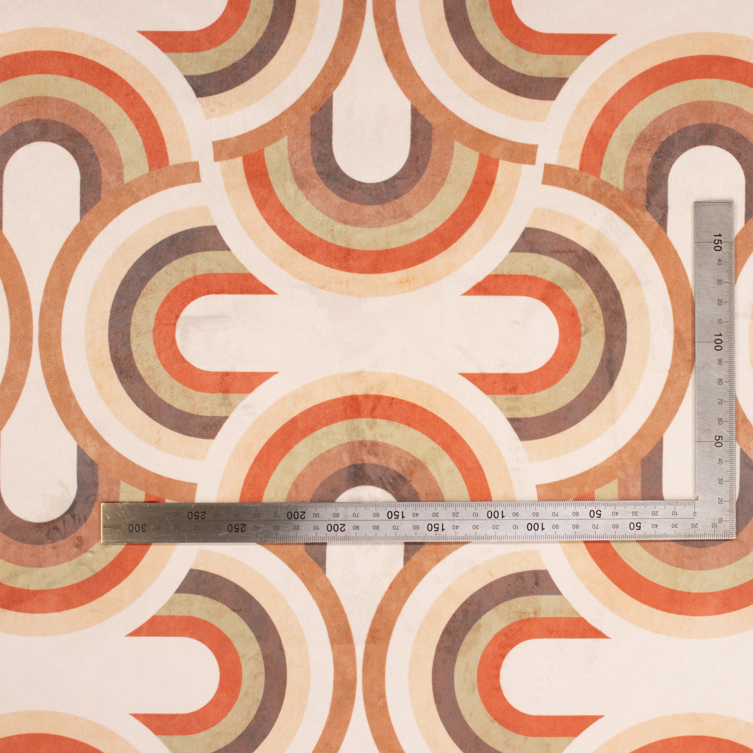 Printed Velvet Soft Upholstery Fabric - Rainbow