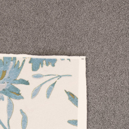 Printed Velvet Soft Upholstery Fabric - Flowers