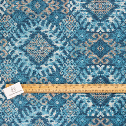 Printed Velvet Soft Upholstery Fabric - Vintage