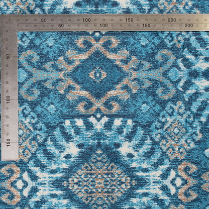 Printed Velvet Soft Upholstery Fabric - Vintage