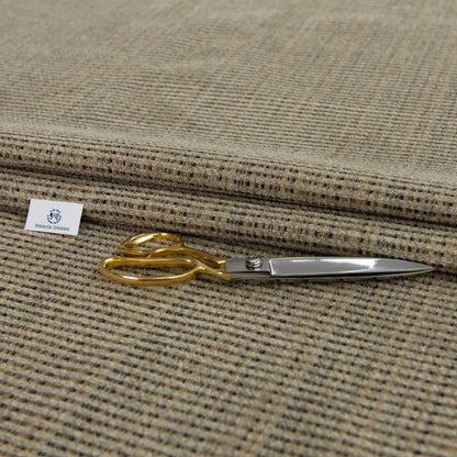 Jasmine Chunky Woven Chenille Upholstery Fabric by The Metre - Beige