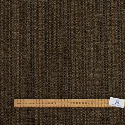 Jasmine Chunky Woven Chenille Upholstery Fabric by The Metre - Brown