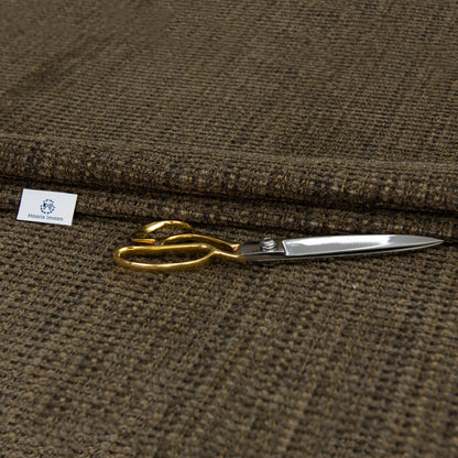 Jasmine Chunky Woven Chenille Upholstery Fabric by The Metre - Brown