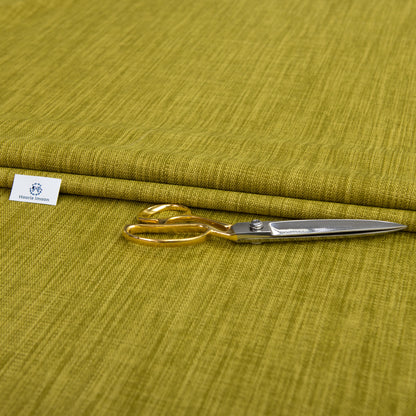 Palma Chenille Upholstery Fabric by The Metre - Green