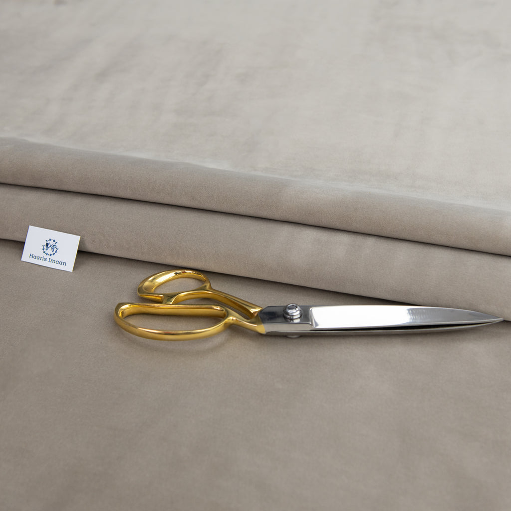 Alexia Plush Velvet Upholstery Fabric in Mole 
