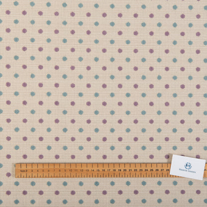 Polka Dot Chenille Upholstery Fabric by The Metre